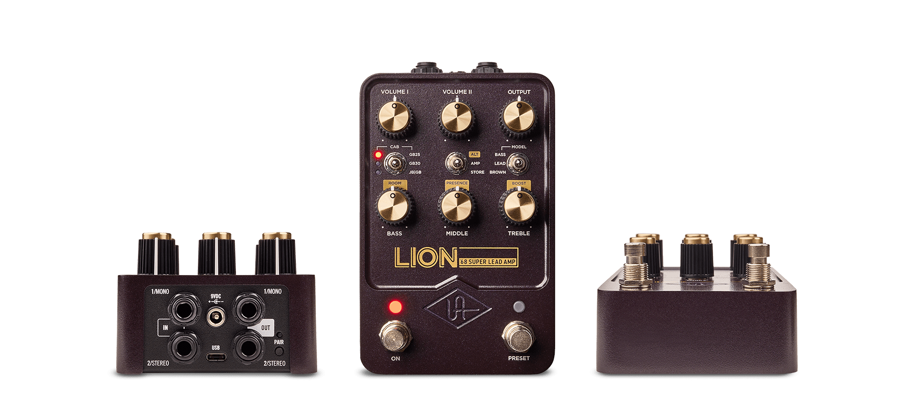UNIVERSAL AUDIO UAFX LION ‘68 Super Lead Amazon.com: Universal Audio Lion 68 Super Lead Amp Pedal